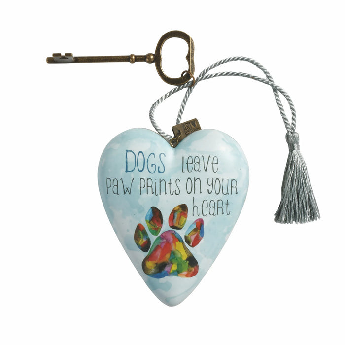 DEMDACO Art Hearts Sentiment Keepsake – 10cm | Assorted Designs