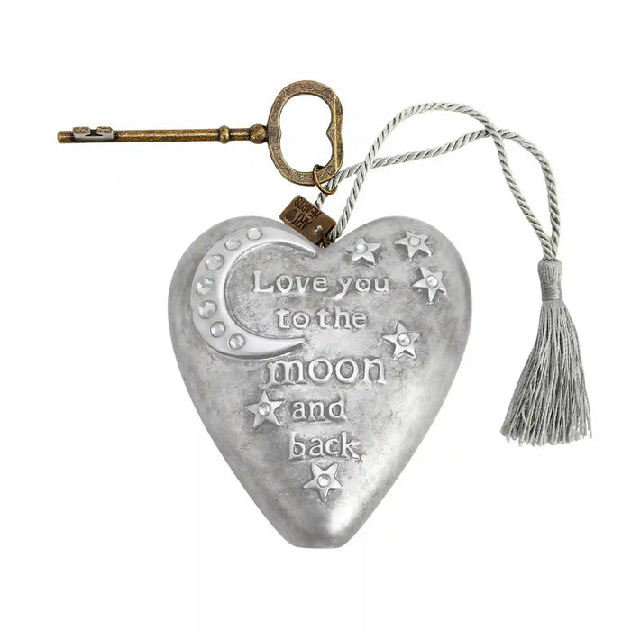 DEMDACO Art Hearts Sentiment Keepsake – 10cm | Assorted Designs