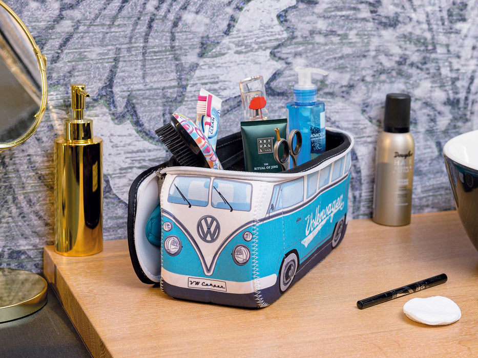 VW Bus Travel Office Outdoor Toiletry Bag Case – TRQ(L)
