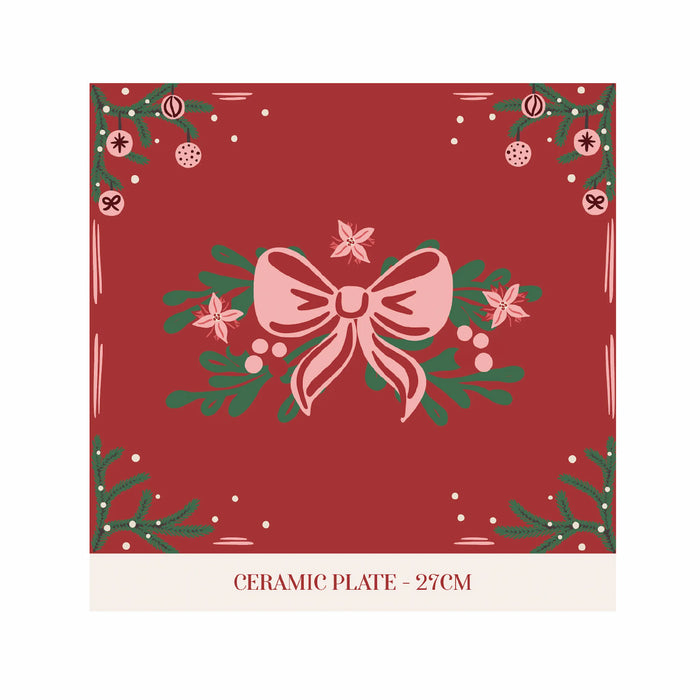 Christmas Pass-It-On Ceramic Gift Plate – 27cm