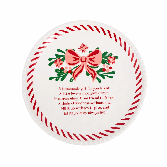 Christmas Pass-It-On Ceramic Gift Plate – 27cm