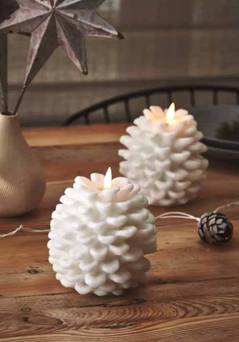 Pinecone Flameless Candle