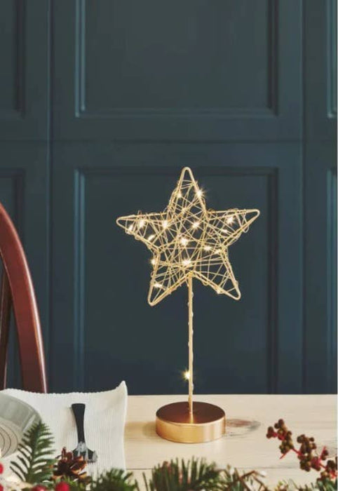 Table Star Light - LED Metal Star Lamp