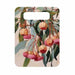 Great Southern Lands ceramic server decorated with hanging red and cream flowering gum blossoms and eucalyptus leaves