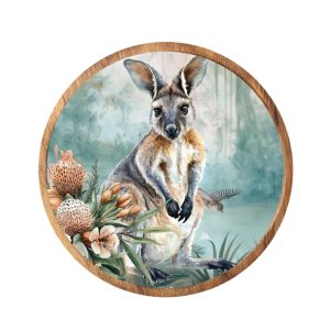 Ceramic Pot Holder/Trivet - Midnight Australiana Range