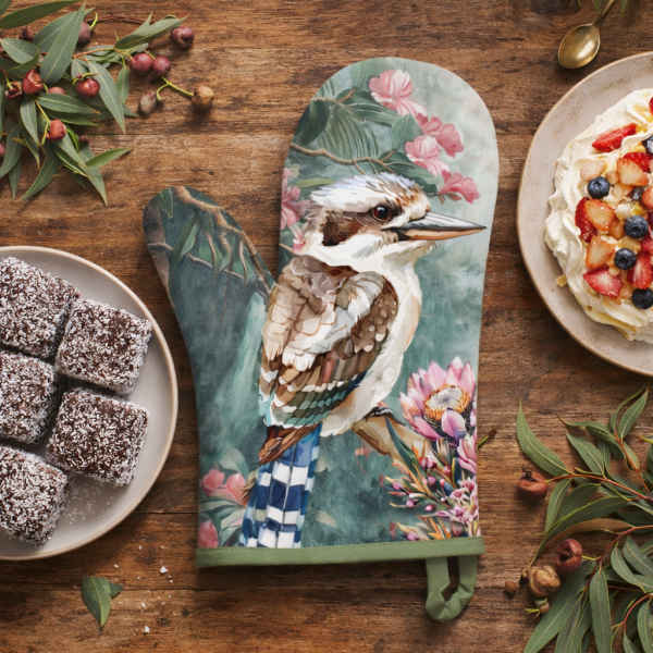 Oven Mitt - Midnight Australiana Range
