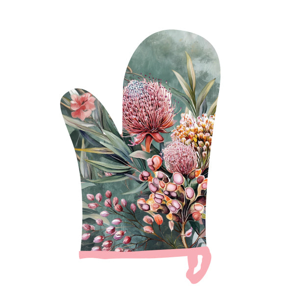 Oven Mitt - Midnight Australiana Range