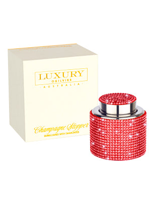 Champagne Stopper embellished with Diamontes - Luxury Australia by Ogilvies