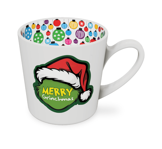 Grinch Christmas Beautiful on the Inside Mug 420ml