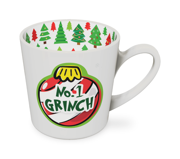 Grinch Christmas Beautiful on the Inside Mug 420ml