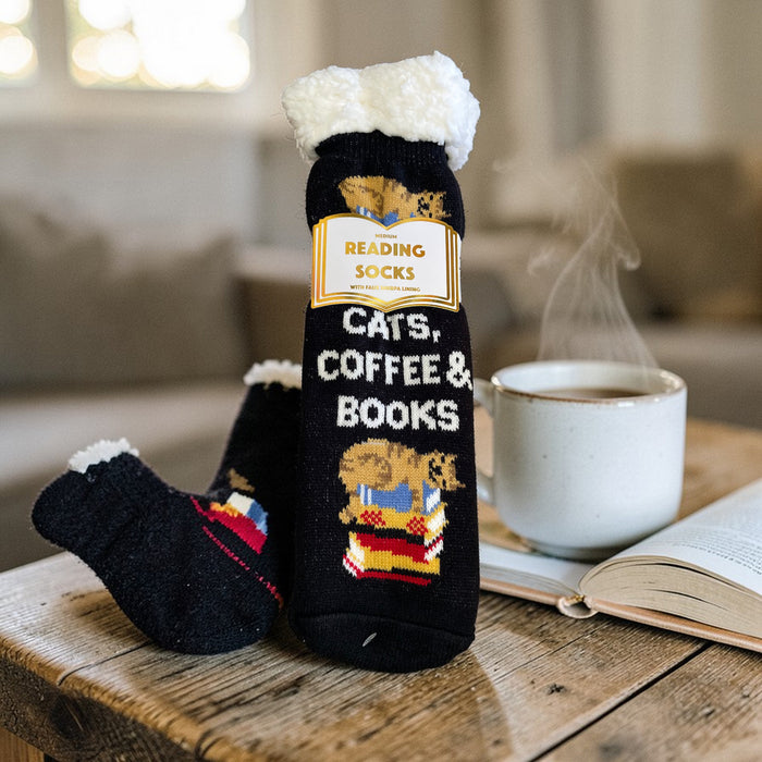Novelty Reading Socks - Warm and Comfy