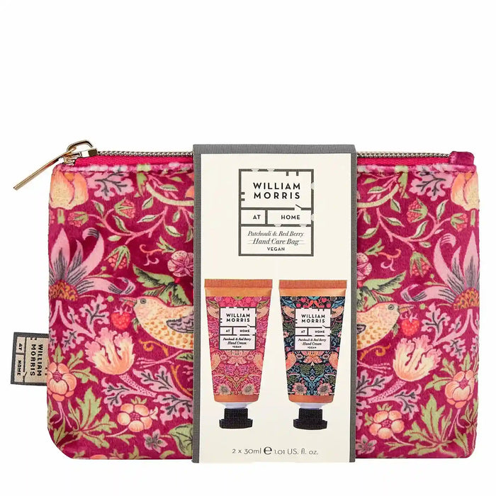 William Morris At Home Patchouli & Red Berry Hand Care Bag Gift Set – 2 x 30ml