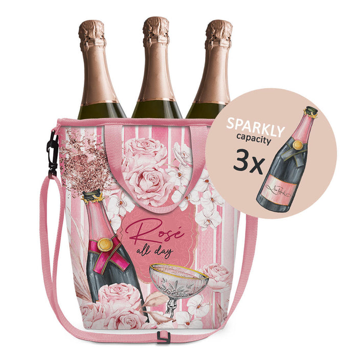 Insulated Champagne Cooler Bag by Lisa Pollock