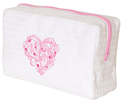 Cosmetic Bag - Ogilvies Amore Waffle Weave Toiletry Pouch
