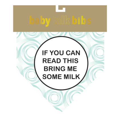 Baby Talk Bibs Baby Artico Bring Milk 