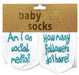 Baby Talk Socks Baby Artico Social Media 
