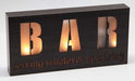 Bar LED Block Sign Room Decor Arton 