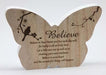 Butterfly Plaque Room Decor Arton Believe 