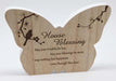Butterfly Plaque Room Decor Arton House Blessings 