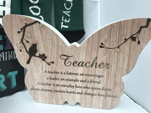 Butterfly Sentiment Plaque - Teacher Plaque/Sign Arton 
