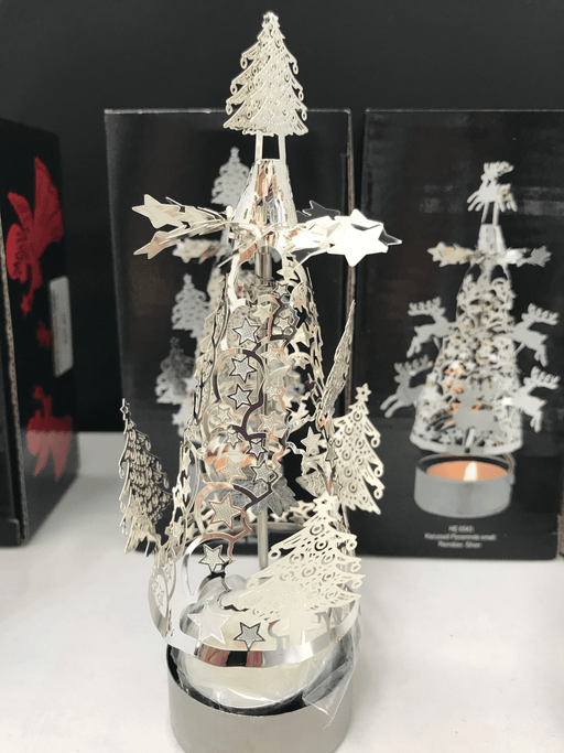 Candle Carousel Pyramid Christmas Art de Lumina Tree 