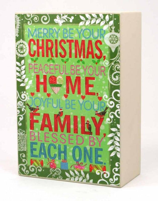 Christmas Block - Merry Christmas Room Decor Arton 