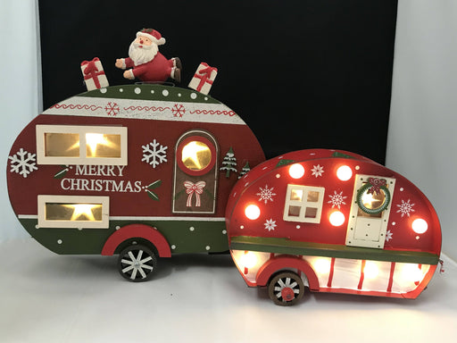 Christmas Caravan Metal Light Up Christmas Get Posh 