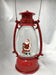 Christmas Lantern - Red Oval with Santa's List Christmas Cotton Candy 