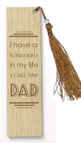 Dad Bookmark Jewellery Arton Superhero 