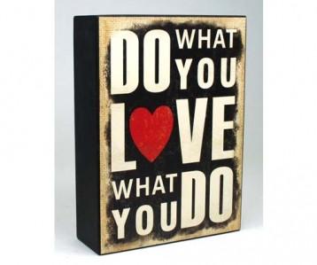 Do What You Love Plaque Room Decor Arton 