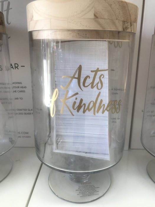 Gratitude Glass Jar Room Decor Gratitude Acts of Kindness 