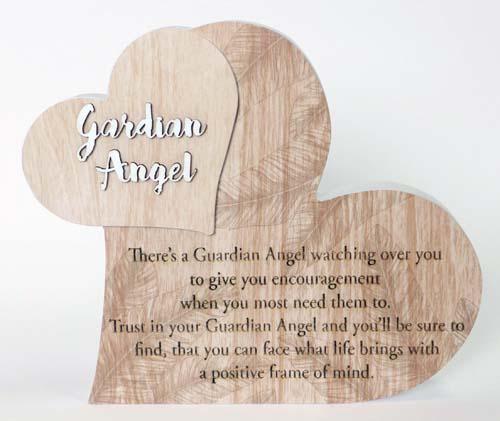 Heart Plaque Room Decor Arton Guardian Angel 