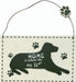 HOME is where the dog is Plaque Plaque/Sign Gifts King 