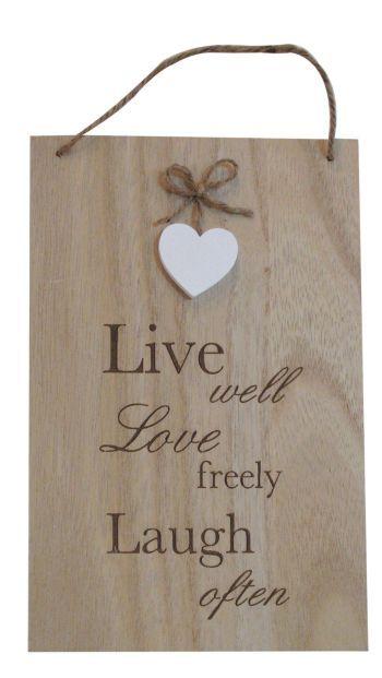 Inspirational Plaque Plaque/Sign Gifts King RS-LIVE8 
