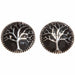 Inspire Button Stud Earrings - Clip On Jewellery Zizu 