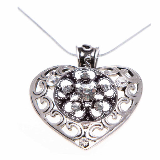 Inspire Heart Necklace Jewellery Zizu 