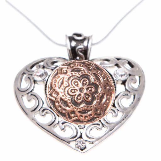 Inspire Heart Necklace Jewellery Zizu 