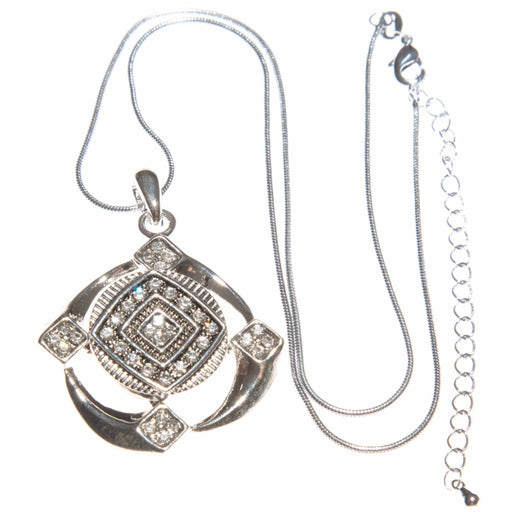 Inspire Rounded Diamond Necklace Jewellery Zizu 