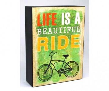 Life is a Beautiful Ride Plaque Room Decor Arton 
