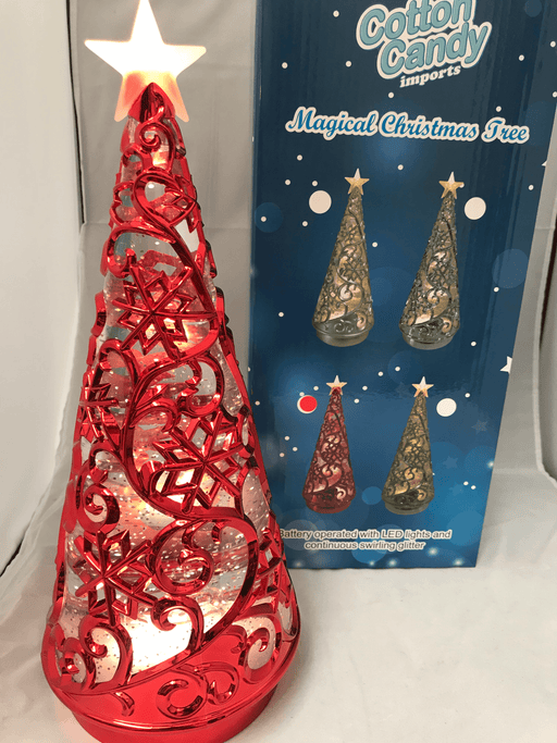 Magical Christmas Tree Christmas Cotton Candy Red 