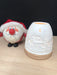 Mini Igloo Porcelain Candle Holder on Wooden Base Christmas Art de Lumina 