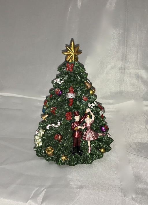 Musical Ceramic Christmas Tree - Ballet Christmas Cotton Candy 