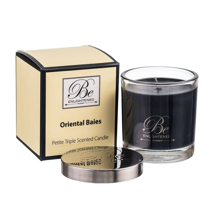Oriental Baies Triple Scented Petite Candle Candle Be Enlightened 
