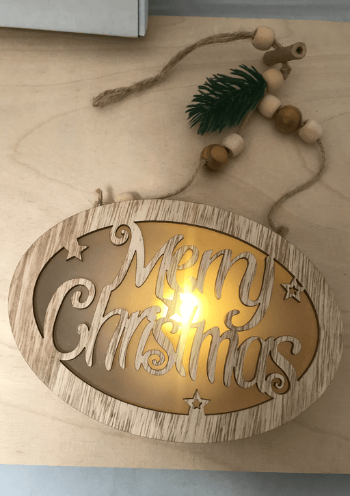 Oval LED Merry Christmas Hanger Christmas Coast to Coast 