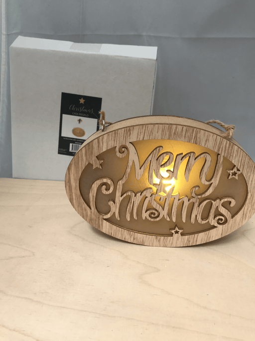 Oval LED Merry Christmas Hanger Christmas Coast to Coast 