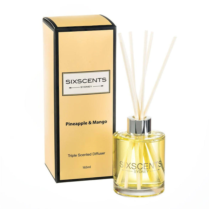 Pineapple & Mango Triple Scented Diffuser Diffuser Be Enlightened Sixscents 