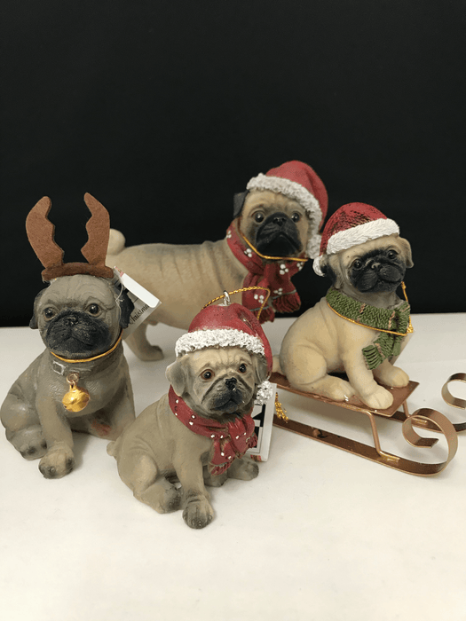 Pug Christmas Ornament Christmas Nicholas 