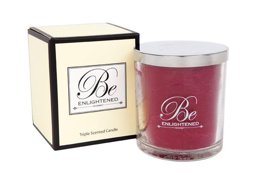 Red Roses Triple Scented Candle Candle Be Enlightened 