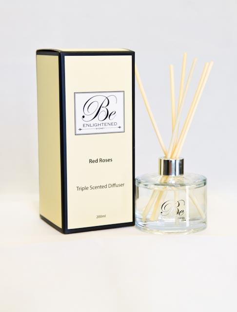 Red Roses Triple Scented Diffuser Diffuser Be Enlightened 
