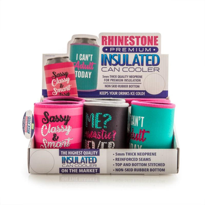 Rhinestone Can/Bottle Cooler Entertaining MDI 
